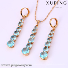 61987-Xuping Fashion Woman Jewlery Set with 18K Gold Plated